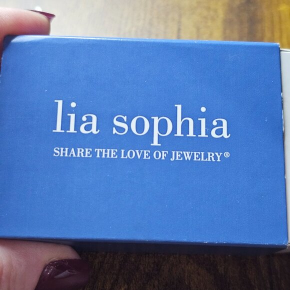 Lia Sophia Fairy Tale Necklace 32L65 Teardrop Aurora Borealis Pendant - Picture 5 of 7